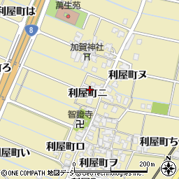 石川県金沢市利屋町ニ6周辺の地図