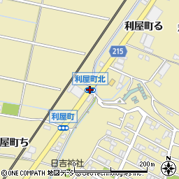 利屋町北周辺の地図