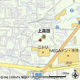 長野県長野市高田1475-2周辺の地図