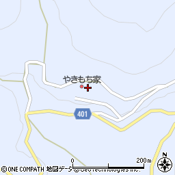 梅木鉱泉周辺の地図