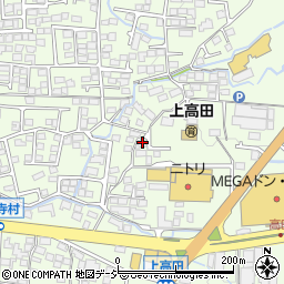 長野県長野市高田1450周辺の地図