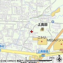 長野県長野市高田1450周辺の地図