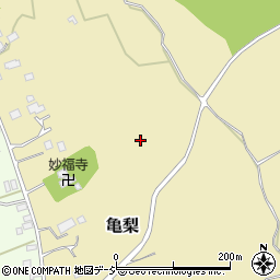 栃木県塩谷郡高根沢町亀梨周辺の地図
