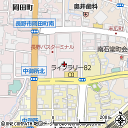 日本銀行長野事務所周辺の地図