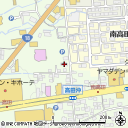 長野県長野市高田南高田1733周辺の地図