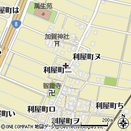石川県金沢市利屋町ニ85周辺の地図