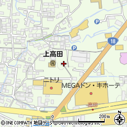 長野県長野市高田1477周辺の地図