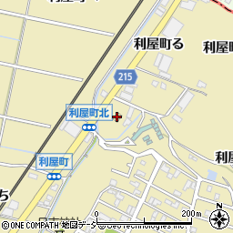 ファミリーマート金沢利屋町店周辺の地図