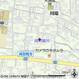 長野県長野市高田川端828周辺の地図