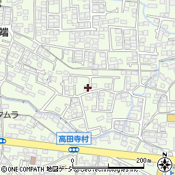 長野県長野市高田749周辺の地図