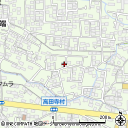 長野県長野市高田749-3周辺の地図