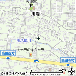 長野県長野市高田川端781-6周辺の地図
