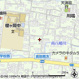 長野県長野市高田841周辺の地図