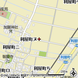 石川県金沢市利屋町周辺の地図