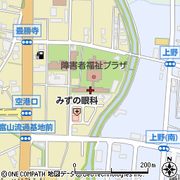 富山市障害者福祉プラザ周辺の地図
