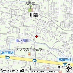 長野県長野市高田川端781-3周辺の地図