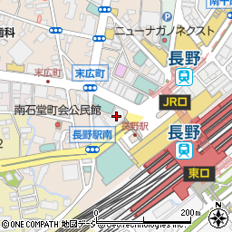 長野駅前郵便局周辺の地図