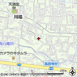 長野県長野市高田川端745-6周辺の地図