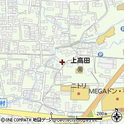 長野県長野市高田1438周辺の地図