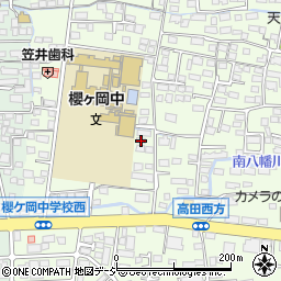 長野県長野市高田935周辺の地図