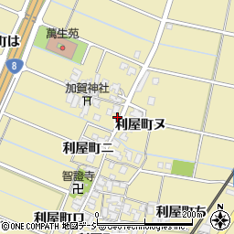 石川県金沢市利屋町は2-1周辺の地図
