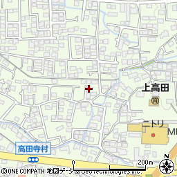 長野県長野市高田川端752周辺の地図