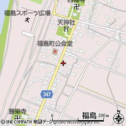 長野県須坂市福島町周辺の地図