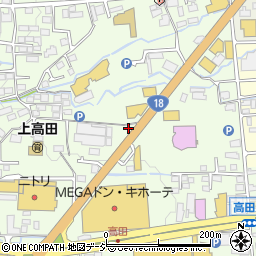 長野県長野市高田1722周辺の地図