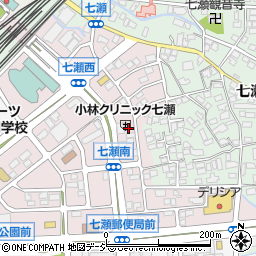 長野県長野市七瀬20周辺の地図