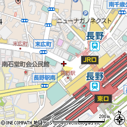 ボスコ 長野駅前店周辺の地図