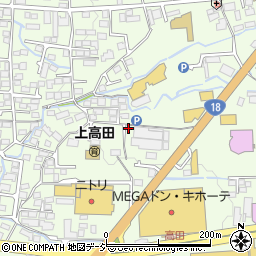 長野県長野市高田1477-5周辺の地図