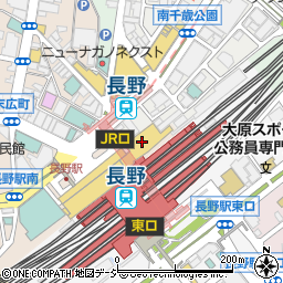 小川の庄・おやき村　ＭＩＤＯＲＩ長野駅中店周辺の地図