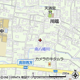 長野県長野市高田川端827-1周辺の地図