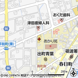 高岡三菱自動車販売株式会社　砺波店周辺の地図