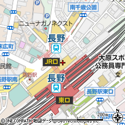 無印良品ＭＩＤＯＲＩ長野周辺の地図