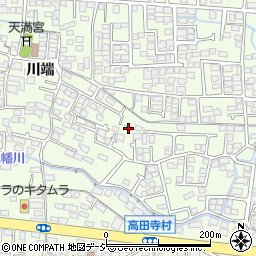 長野県長野市高田746-4周辺の地図