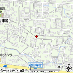 長野県長野市高田746周辺の地図