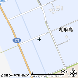 富山県小矢部市胡麻島65周辺の地図