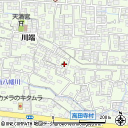 長野県長野市高田川端745-16周辺の地図
