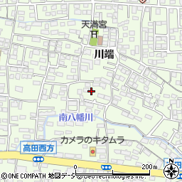 長野県長野市高田川端787-4周辺の地図