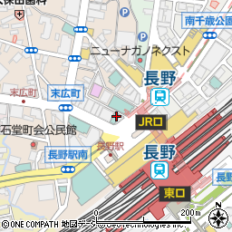 養老乃瀧 長野駅前店周辺の地図