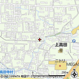 長野県長野市高田702-4周辺の地図