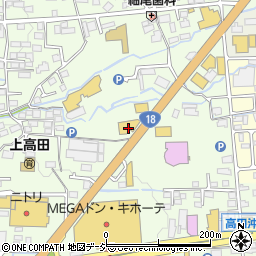 長野県長野市高田南高田1709周辺の地図