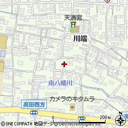 長野県長野市高田川端826周辺の地図