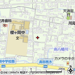 長野県長野市高田川端851周辺の地図