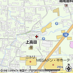 長野県長野市高田1480周辺の地図