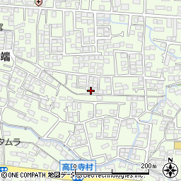 長野県長野市高田川端721-7周辺の地図