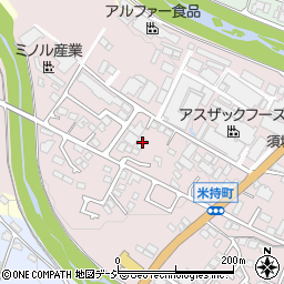 長野リネンサプライ株式会社　宿舎周辺の地図