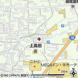 長野県長野市高田1480-11周辺の地図