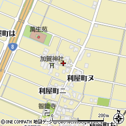 石川県金沢市利屋町ホ周辺の地図